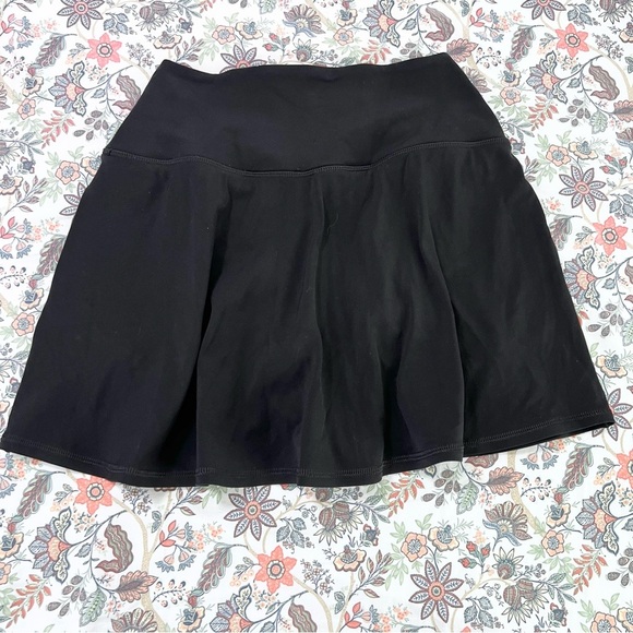 Aerie Skort Skirt Small Athletic Activewear Black Crossover V Waist B13 - Picture 4 of 8